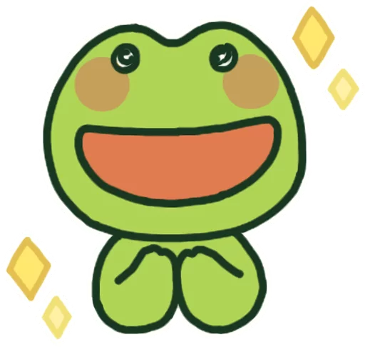 Эмодзи Kerokero Bros. Mild