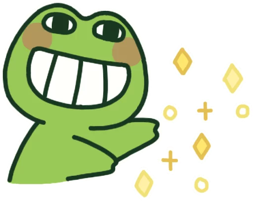 Эмодзи Kerokero Bros. Mild