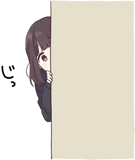 Эмодзи Menhera-chan.