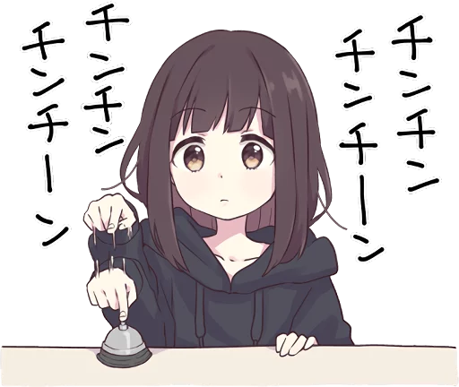 Эмодзи Menhera-chan.