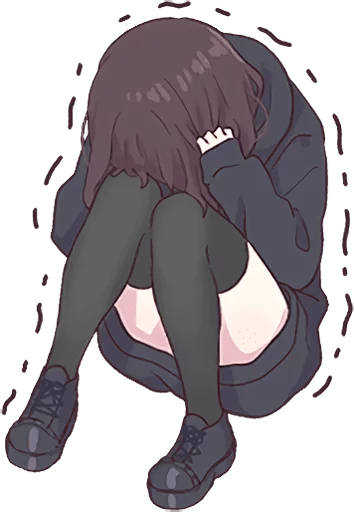 Эмодзи Menhera-chan 2 ENG