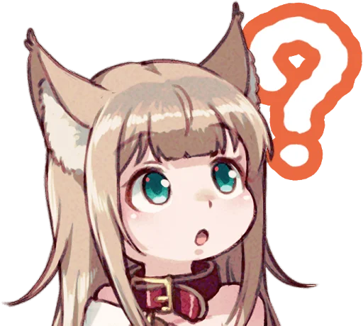 Эмодзи Kinako (Osakana Neko)