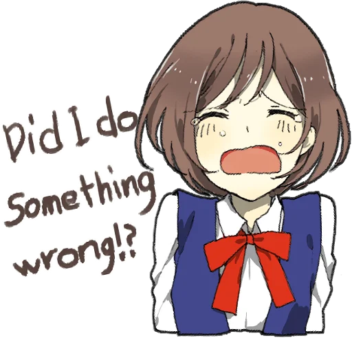 Эмодзи Yandere Girlfriend Sticker ENG