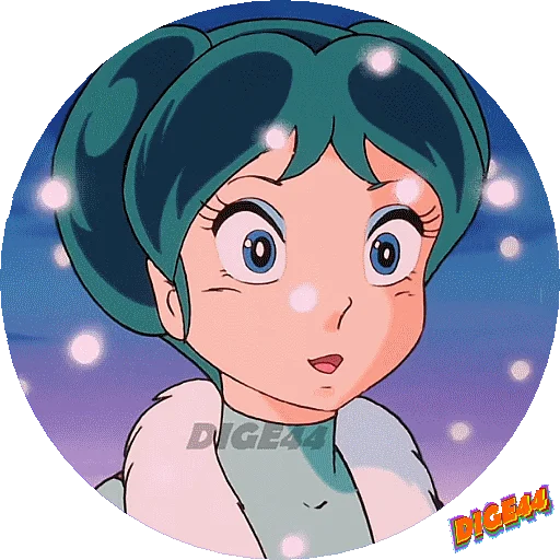Эмодзи URUSEI YATSURA LAMU' LUM PHOTO-CIRCLE