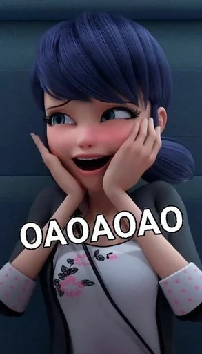 Эмодзи Маринетт