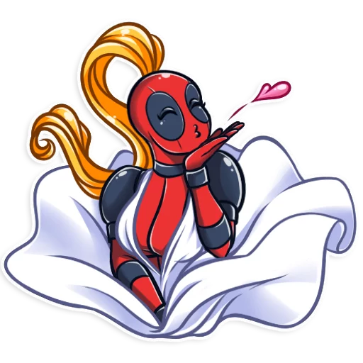 Эмодзи Lady Deadpool