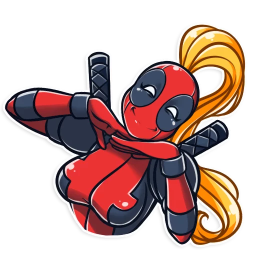 Эмодзи Lady Deadpool