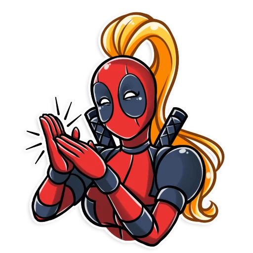 Эмодзи Lady Deadpool
