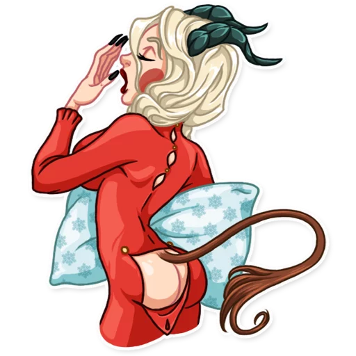 Эмодзи Lady Krampus