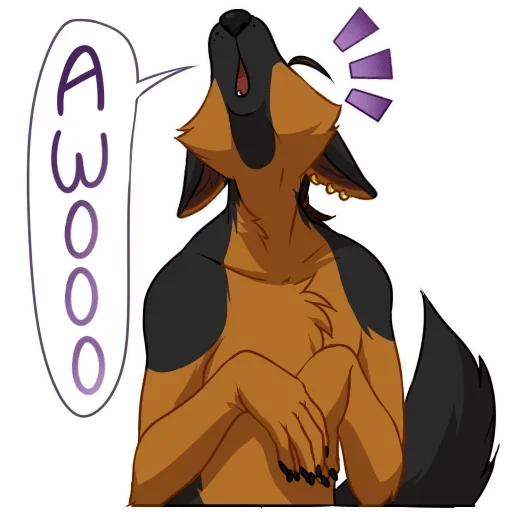Эмодзи Awooooo