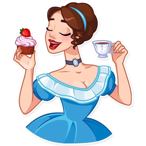 Эмодзи Lady Marie