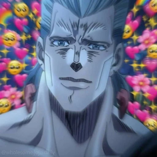 Эмодзи Jean Pierre Polnareff
