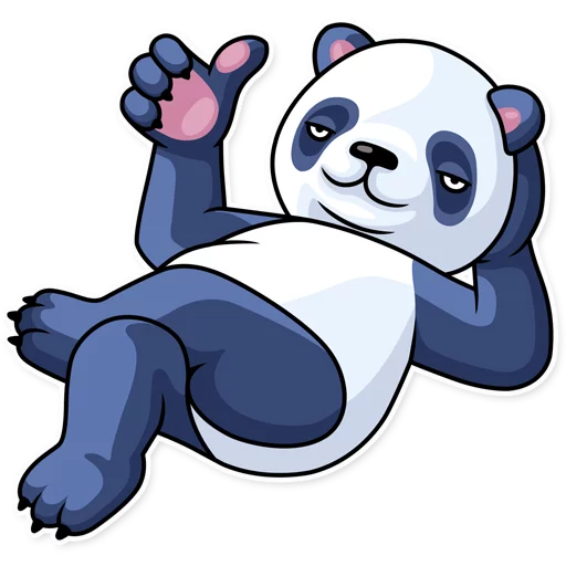 Эмодзи Lazy Panda