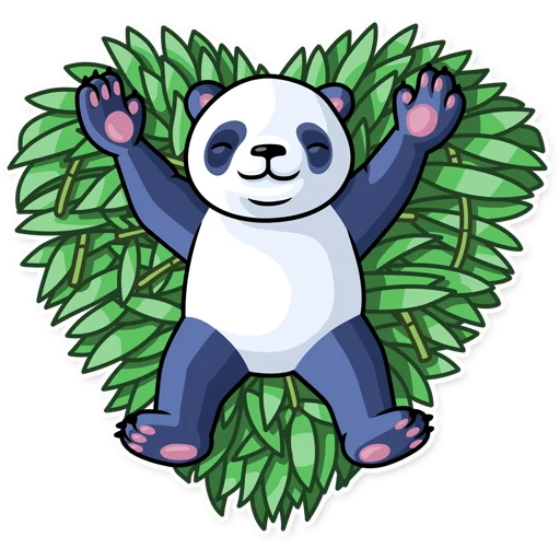 Эмодзи Lazy Panda
