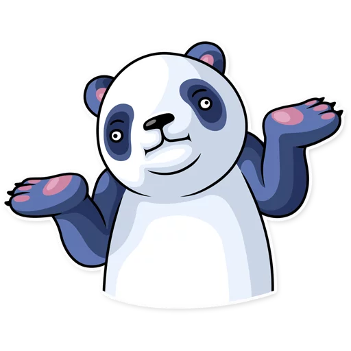 Эмодзи Lazy Panda
