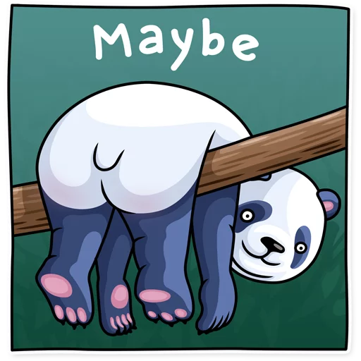Эмодзи Lazy Panda