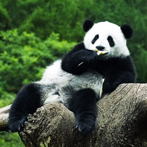Эмодзи Lazy Panda