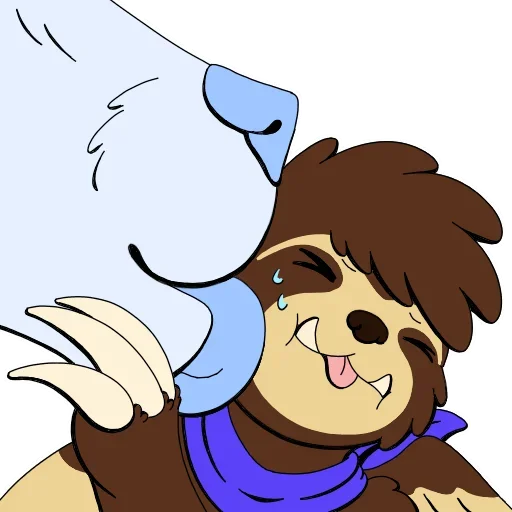 Эмодзи Lazy Sloth