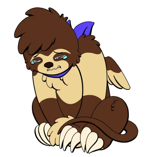 Эмодзи Lazy Sloth