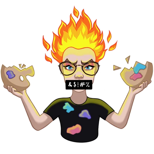 Эмодзи Елена Художник