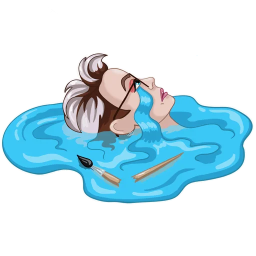 Эмодзи Елена Художник