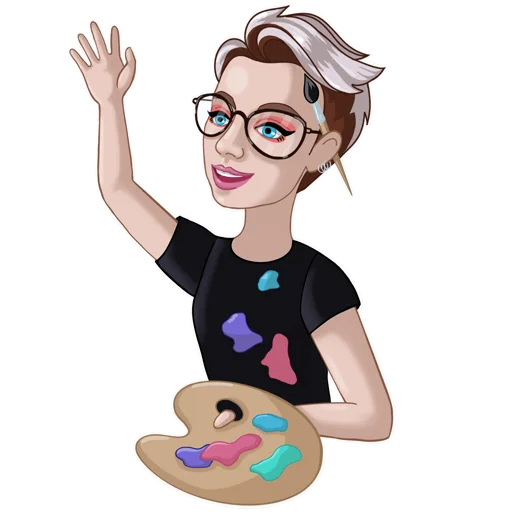 Эмодзи Елена Художник