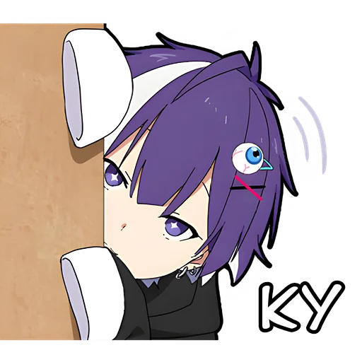 Эмодзи Ленивая тян