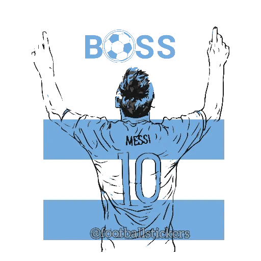 Эмодзи Leo messi