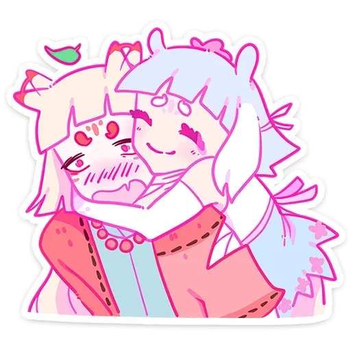 Эмодзи Лесная парочка без надписей