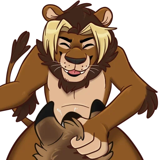 Эмодзи Lion Sexy King