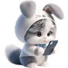 Эмодзи Маленький Ушастик