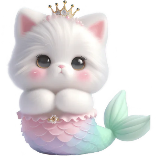 Эмодзи Киса Русалочка