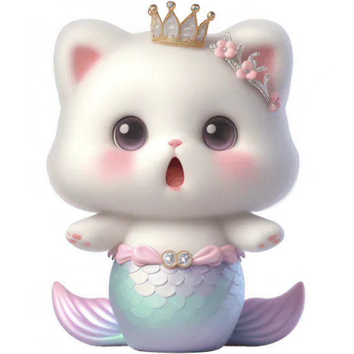 Эмодзи Киса Русалочка