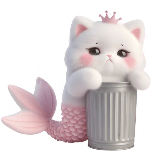 Эмодзи Киса Русалочка