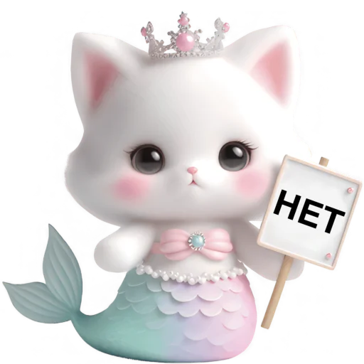 Эмодзи Киса Русалочка