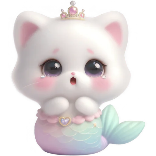 Эмодзи Киса Русалочка