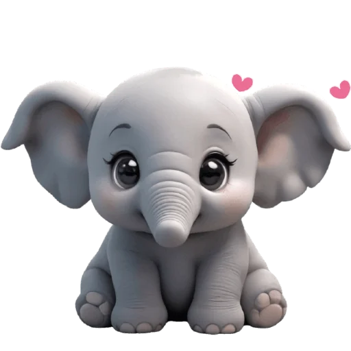 Эмодзи Милый слоненок