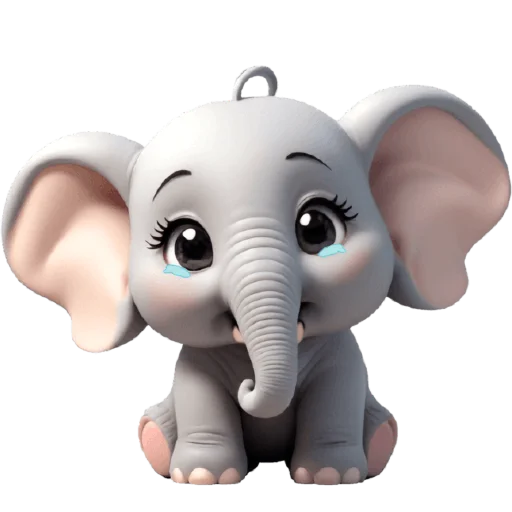 Эмодзи Милый слоненок