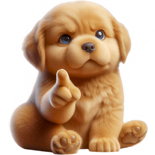 Эмодзи Маленький ретривер