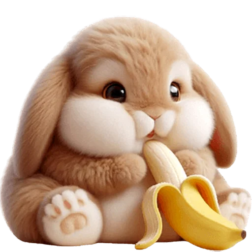 Эмодзи Вислоухий кролик