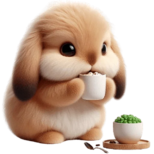 Эмодзи Вислоухий кролик