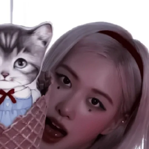 Эмодзи rose blackpink
