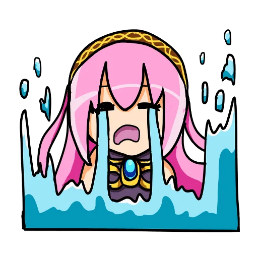 Эмодзи Loose MEGURINE LUKA