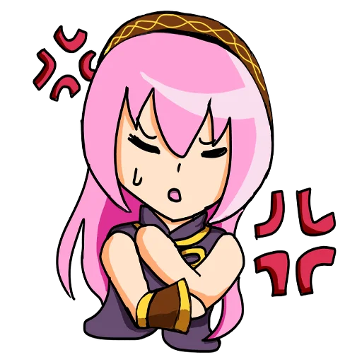 Эмодзи Loose MEGURINE LUKA