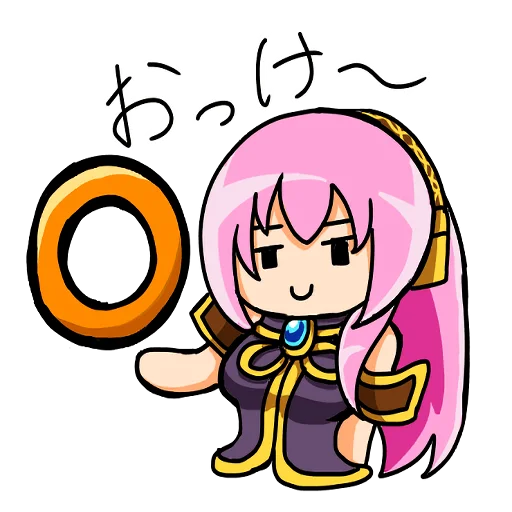 Эмодзи Loose MEGURINE LUKA