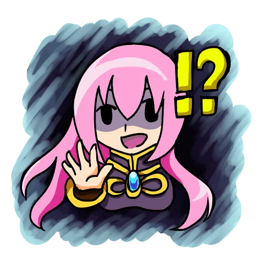 Эмодзи Loose MEGURINE LUKA
