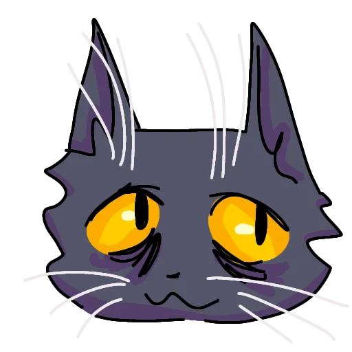 Эмодзи Кот Лёня