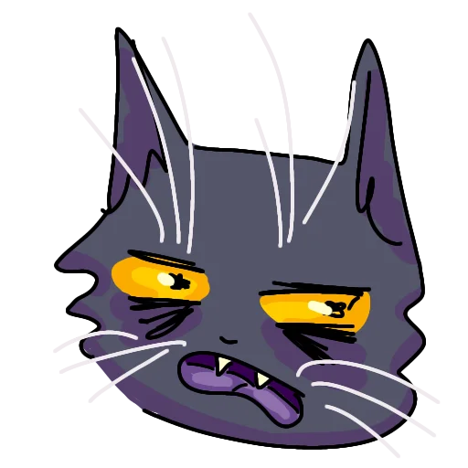 Эмодзи Кот Лёня