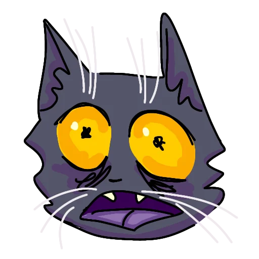 Эмодзи Кот Лёня