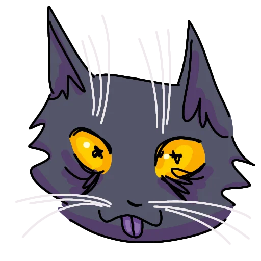 Эмодзи Кот Лёня